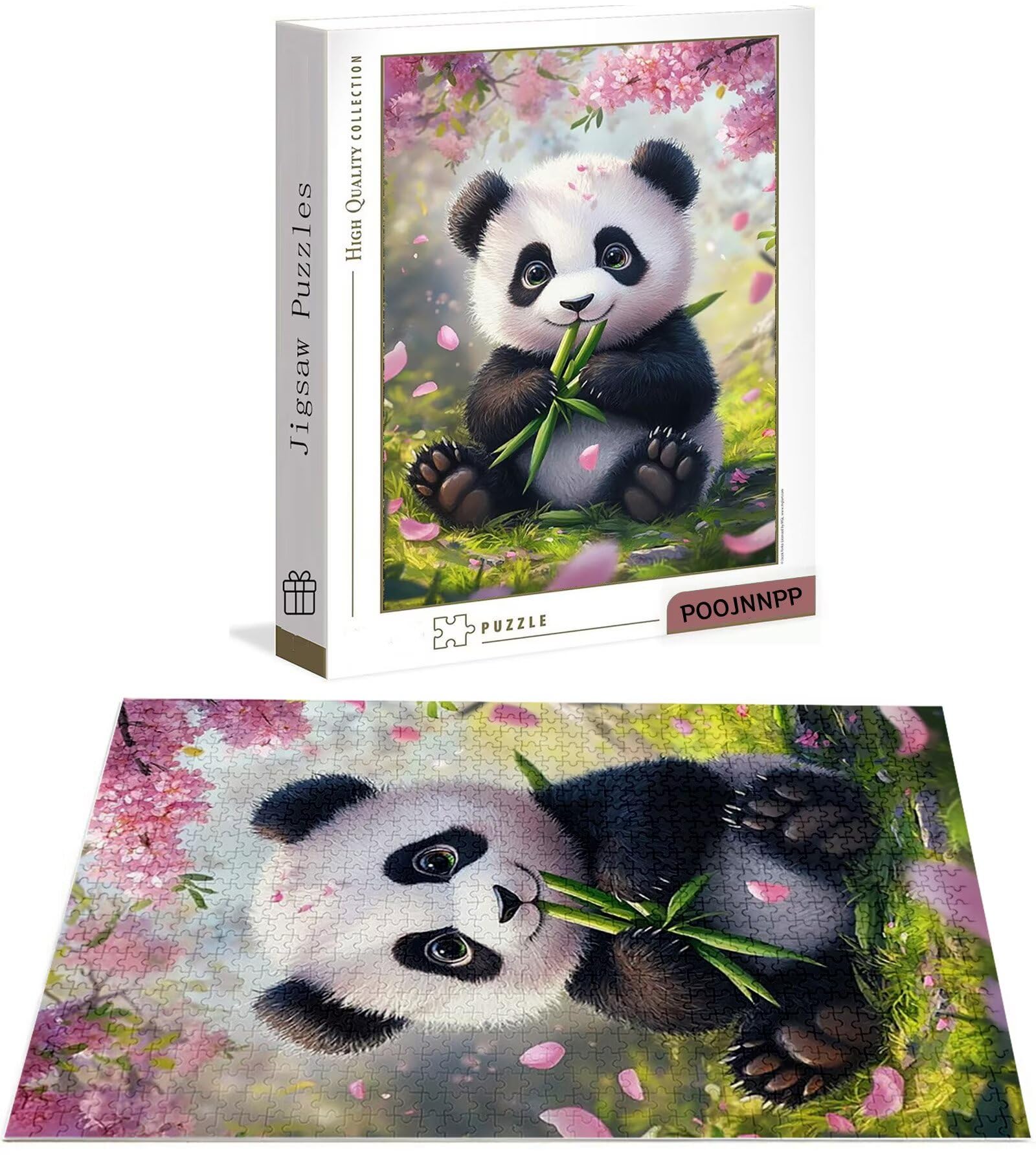 Puzzle 2000 Pezzi per Adulti, Puzzle Panda in Legno per Adulti, Puzzles Animale Impegnativi, Giochi Educativo per Famiglie, Rompecapo con Scatola per Decorazioni Casa, Donna Regalo di Natale B-7367