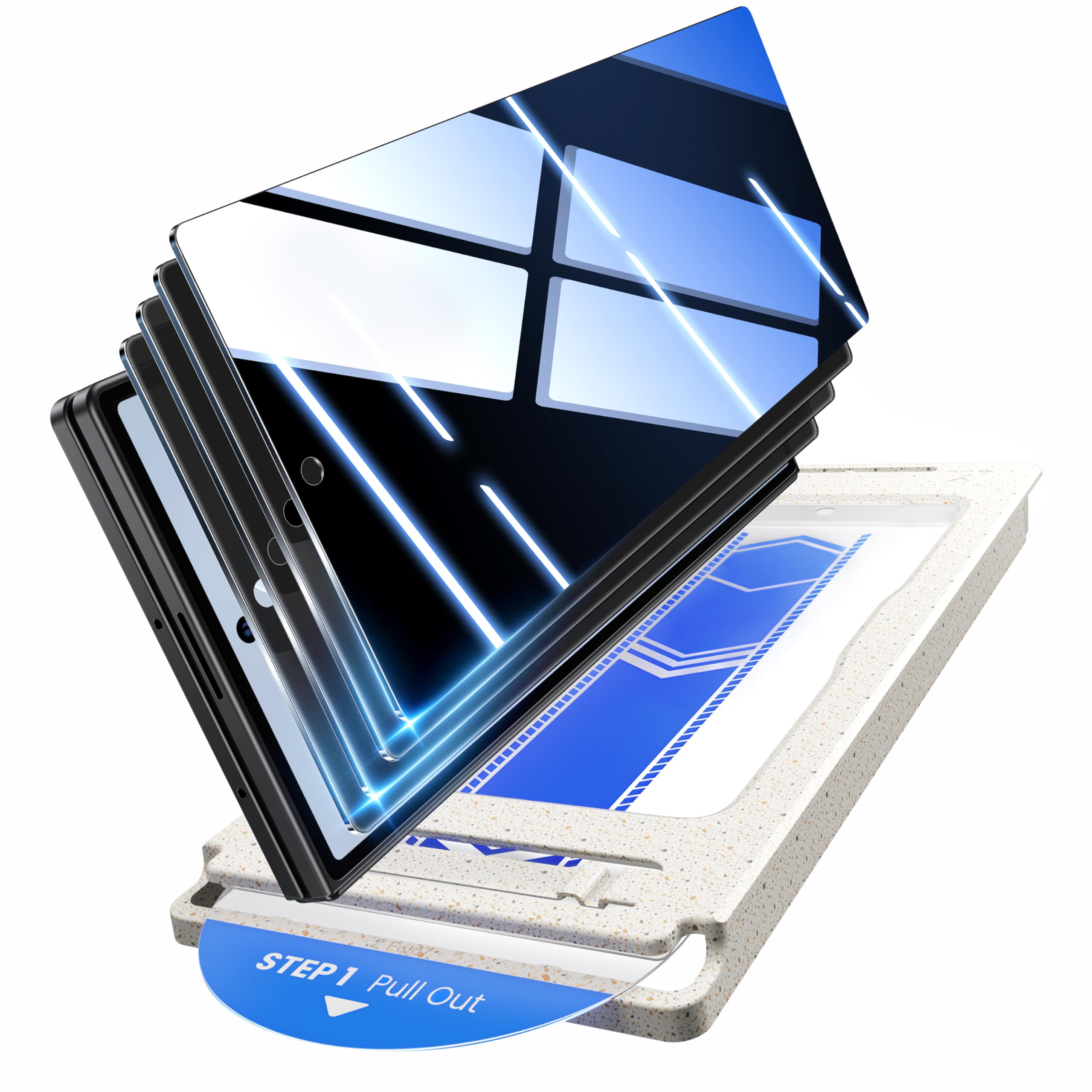 4‑Pack for Samsung Z Fold 8 Ultra/Z Fold 7 Privacy Screen Protector