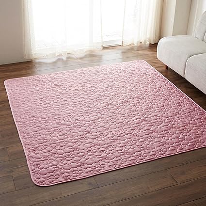 Amazon ベルメゾン ディズニー キルトラグ 接触冷感 キルト ラグ ミッキーマウス ピンク 約１９０ １９０ Belle Maison ベルメゾン ラグ カーペット 通販