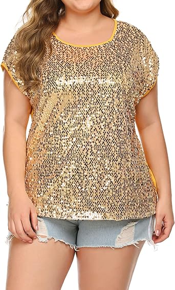 Yellow sparkly top Clearance