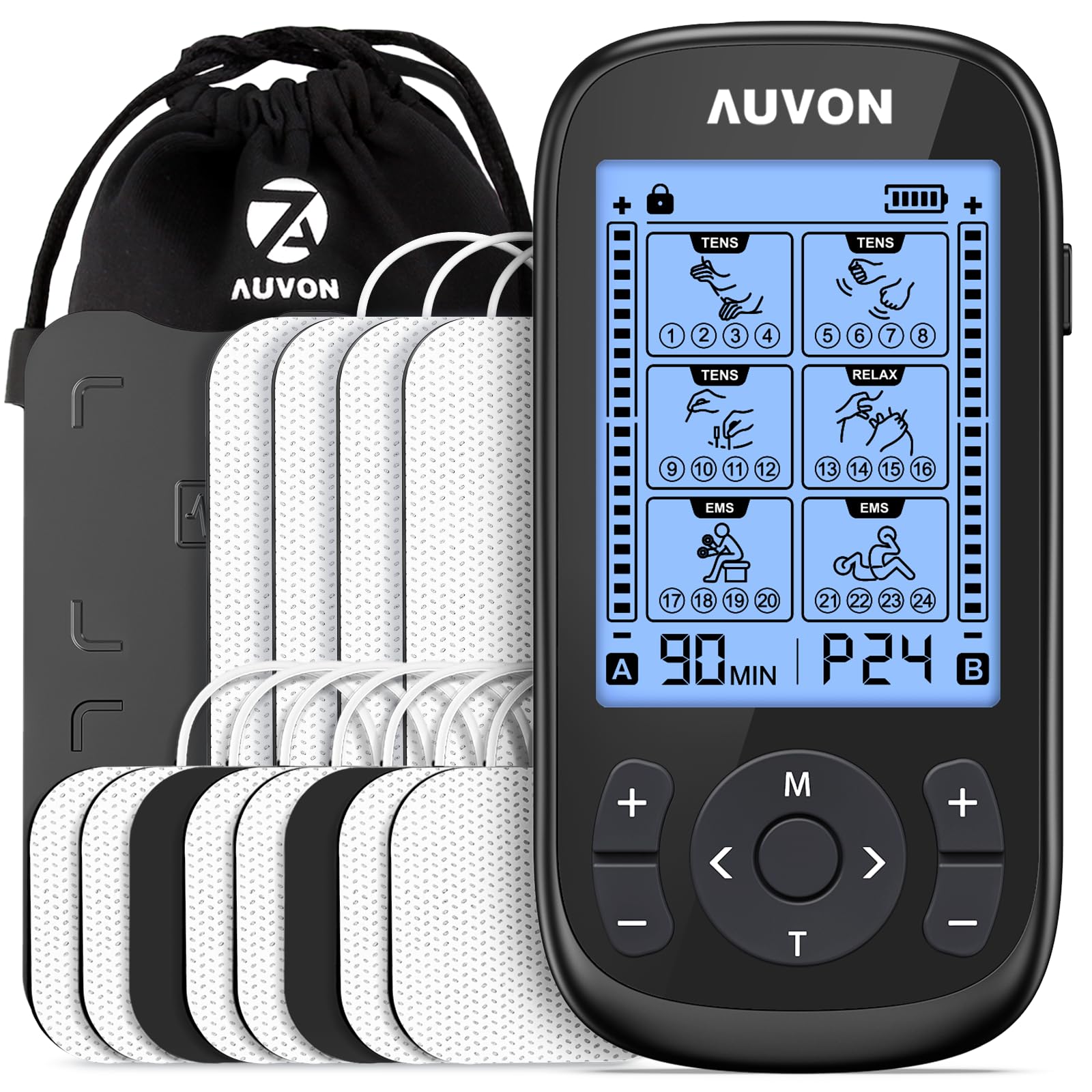 AUVON 3-in-1 TENS Unit