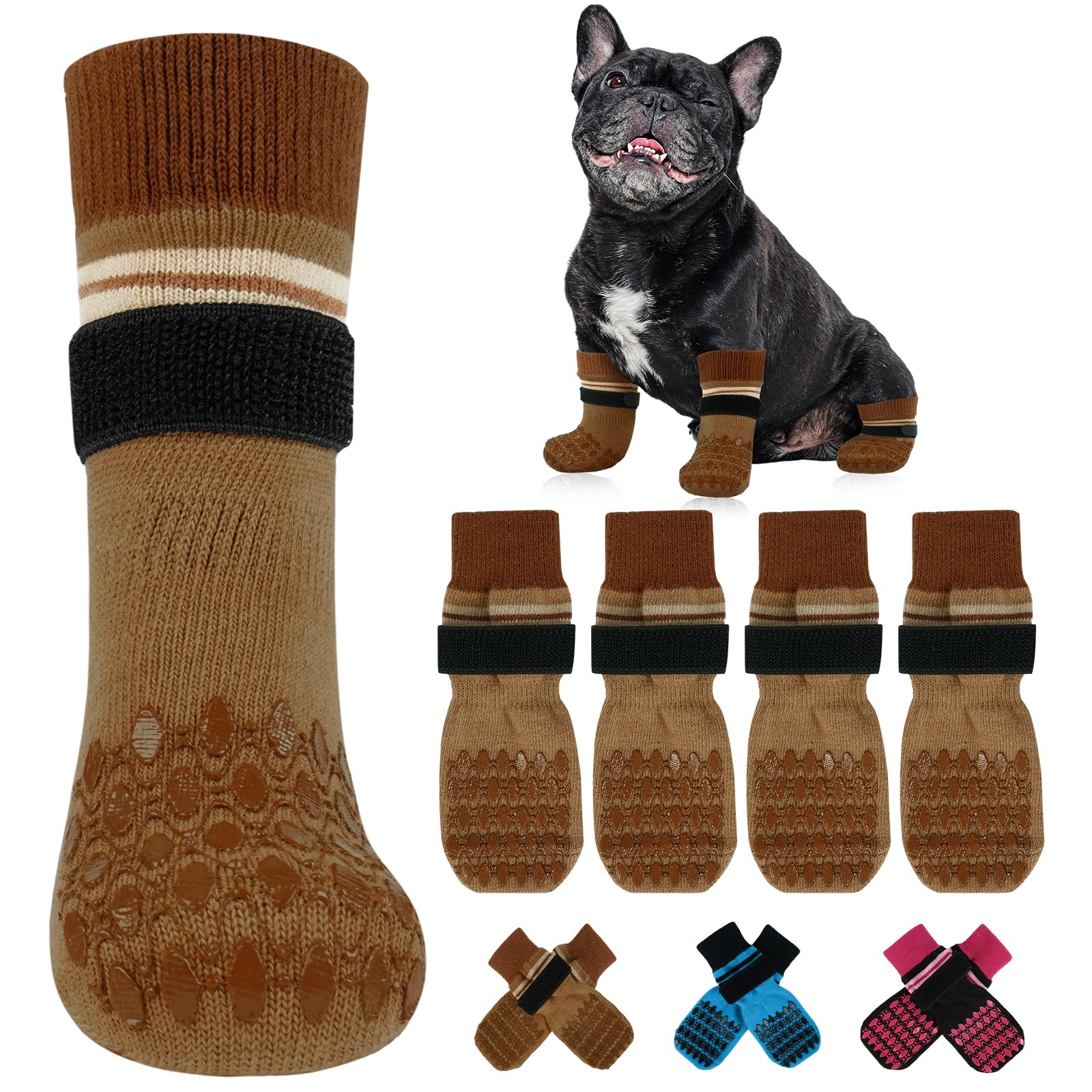 Kuoser Non Slip Dog Socks