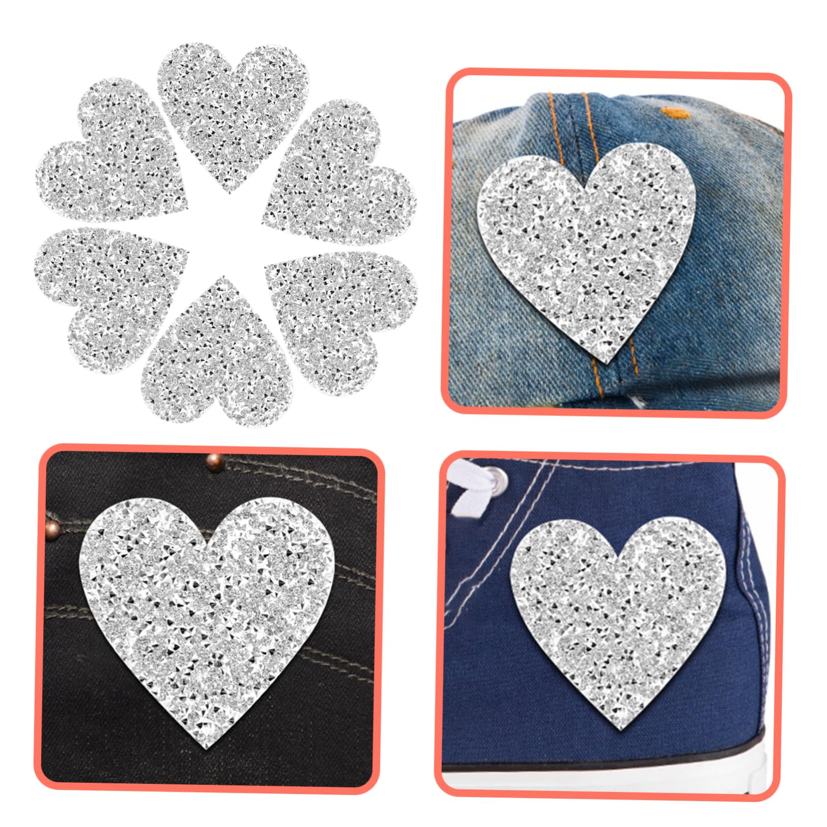 Lurrose 18pezzi Toppe Per Decorazioni Abbigliamento e Borse Adorabili Patches Termoadesive Per