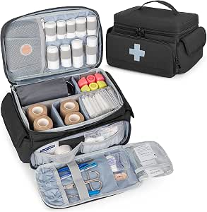 K di pronto soccorso Borsa medica di sopravvivenza da campeggio esterna portatile di emergenza K di pronto soccorso vuoto in tessuto impermeabile per la casa all'aperto  30