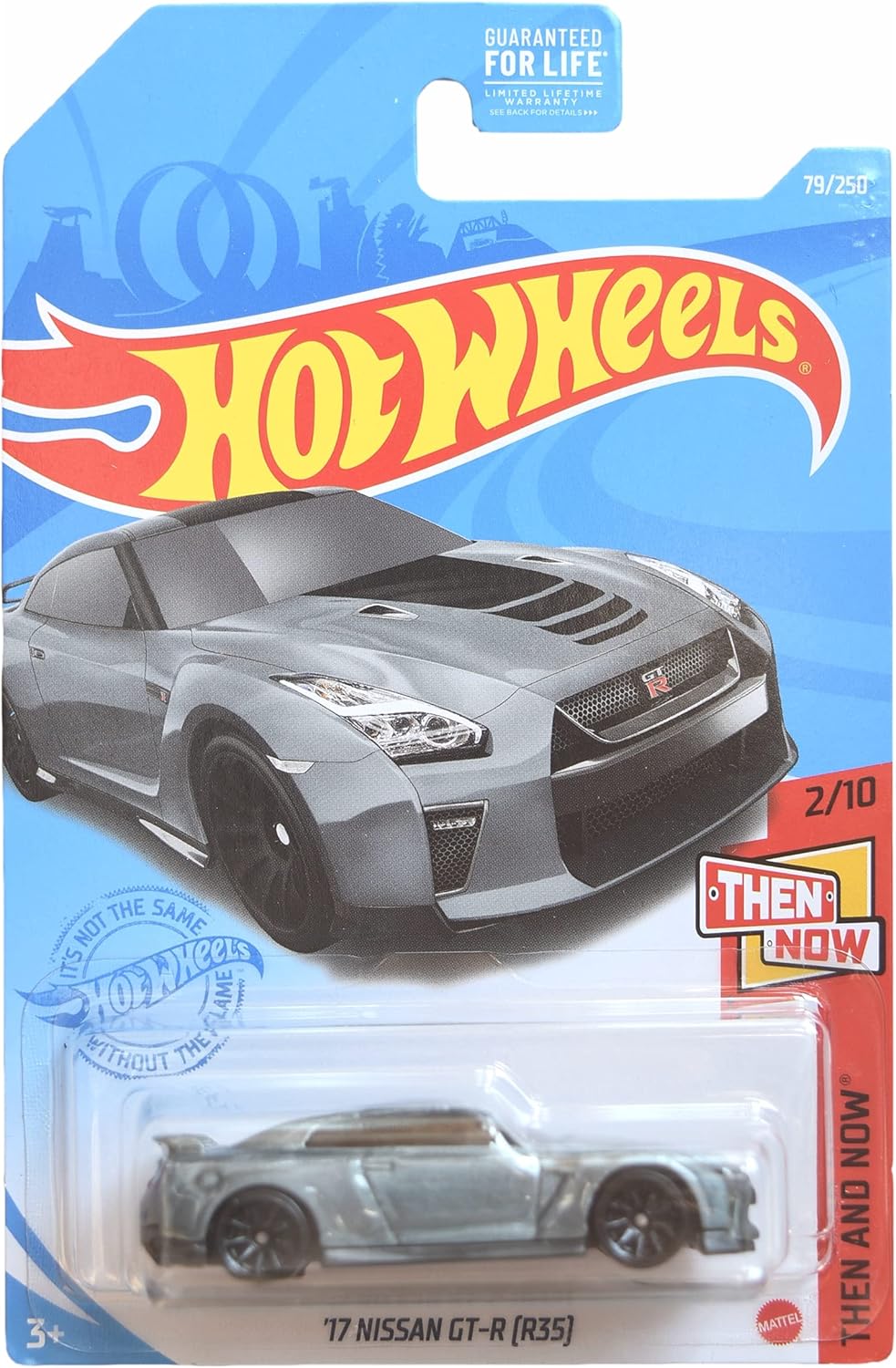 Hot Wheels '17 Nissan GT-R, [Gray] 79/250 Then and Now 2/10