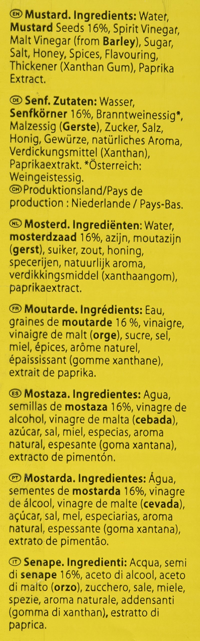 Yellow Mustard Mostarda Heinz Monoporzione Senape 200 Bustine da 10 ml
