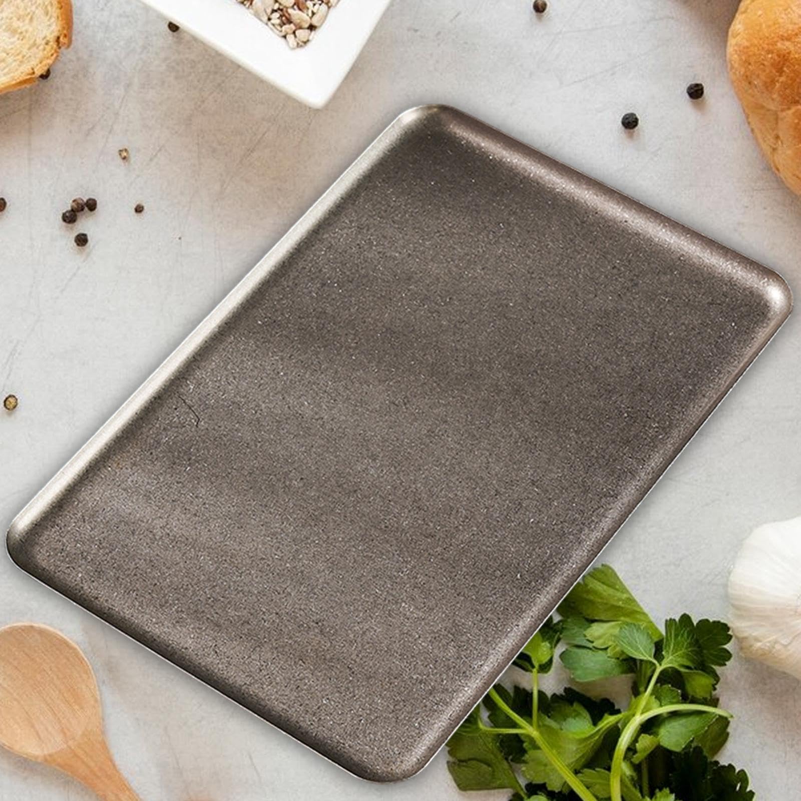 Amazon｜Llazsybz ステンレス製ベーキングトレイ - 美しいデザインの