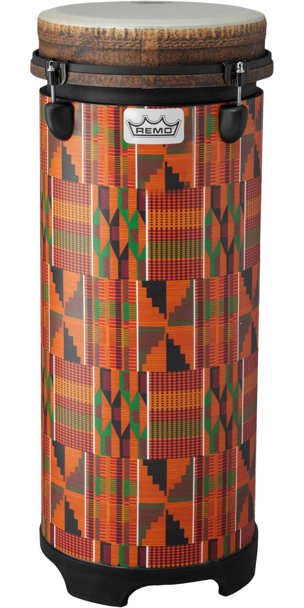 Remo TUBANO(r), Drumkey Tuned, 10" Diameter, 27" Height, Fabric Kintekloth