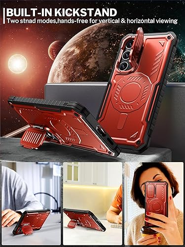 Miniatura 10 de ExoGuard Funda para Samsung Galaxy S24 Plus con protector de pantalla, funda protectora de goma de cuerpo completo con cubierta de cámara y función