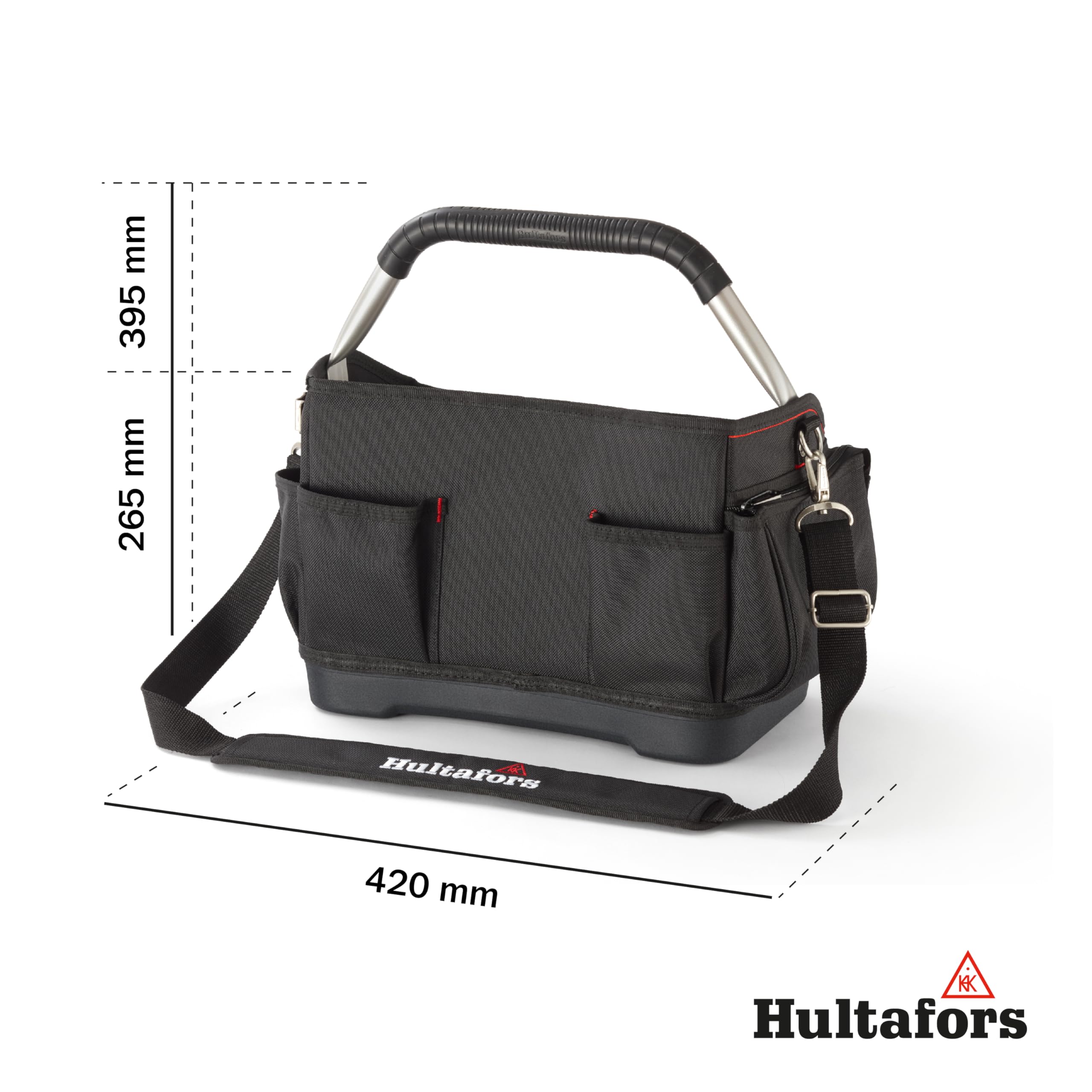 Hultafors-590110-Bolsa portaherramientas ergonómica (42 x 26 x 27 cm)