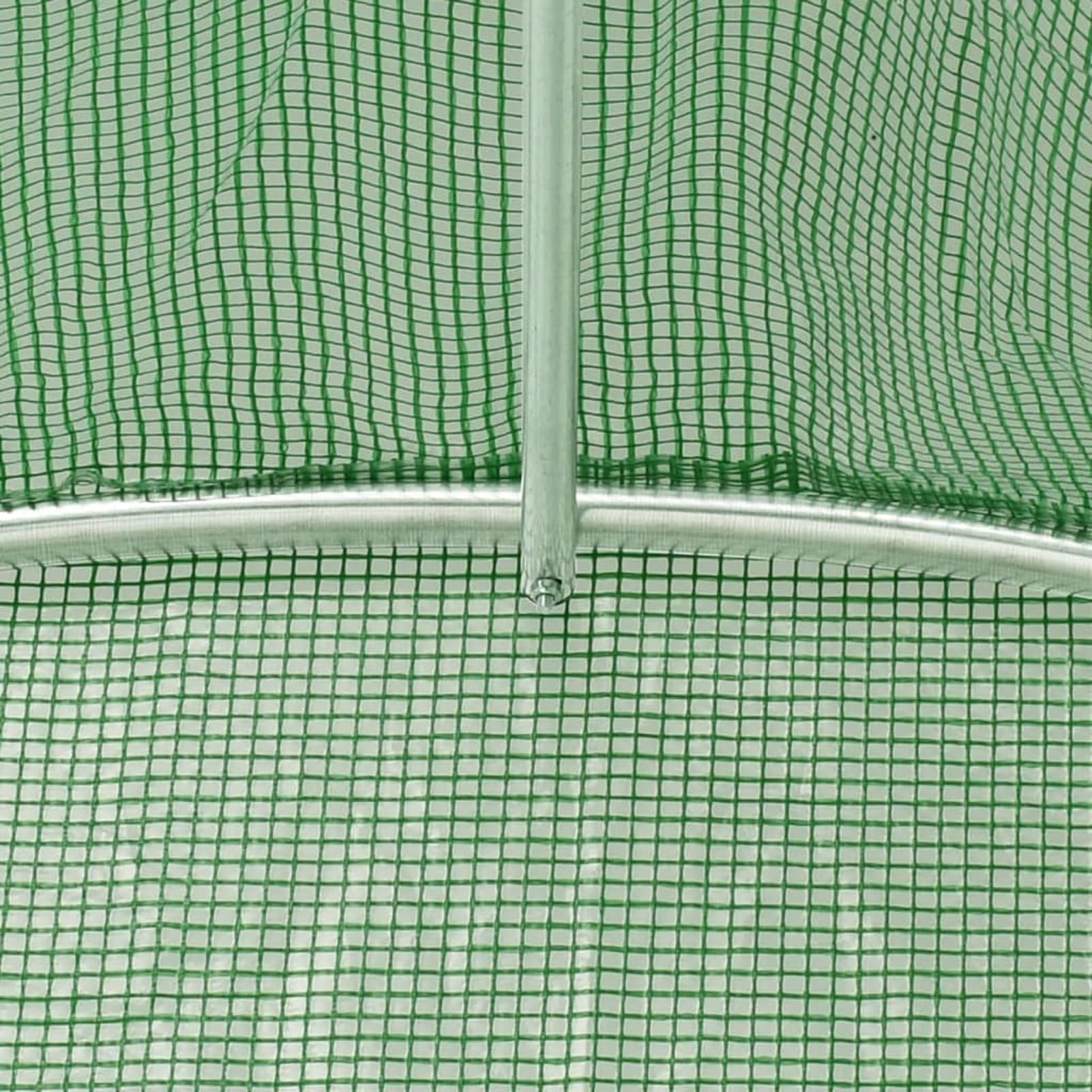 Gecheer Invernadero Espacioso de Alta Resistencia con Estructura de Acero y Cubierta de PE - Protección UV y Antidesgarros - Ideal para Jardinería Recreativa