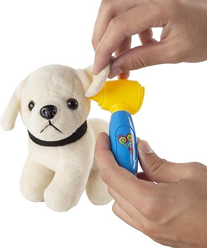 Miniatura 4 de Hey! Play! Juego veterinario para niños, juego completo de 11 piezas, juego de simulación con suministros médicos para animales, perro de peluche y