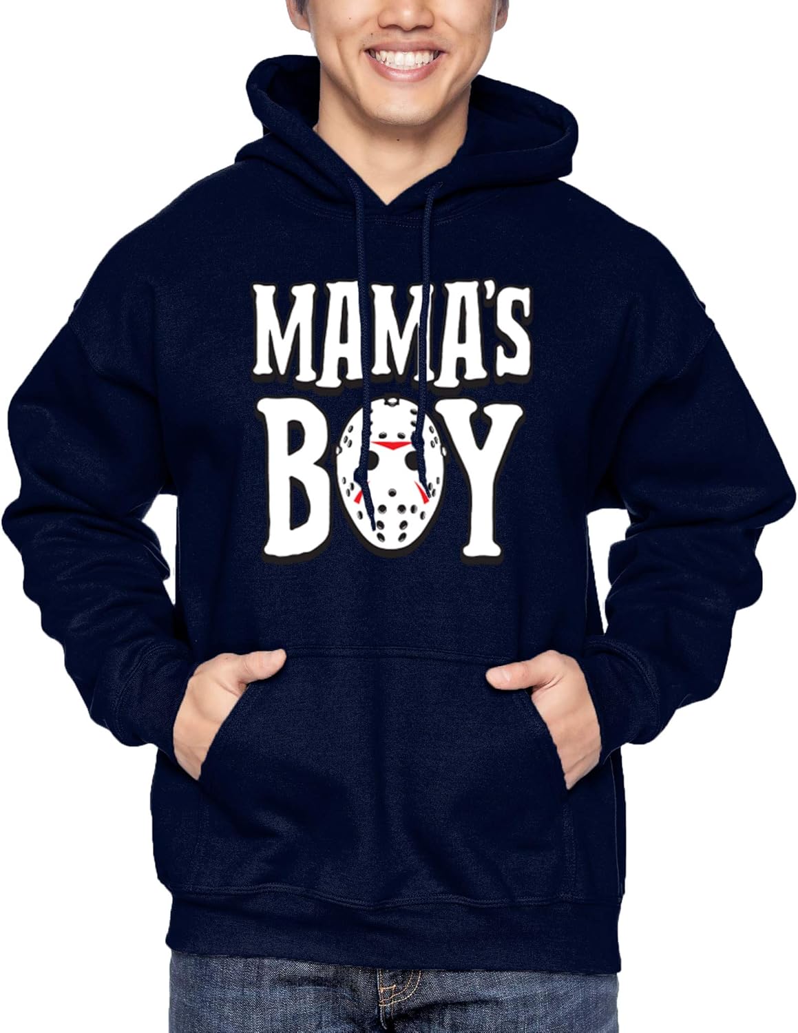 More Discount Mama S Boy Jason Mask Voorhees Slasher Unisex Hoodie Sweatshirt At Men S Clothing Store Hot Sale Live Numanet Ir