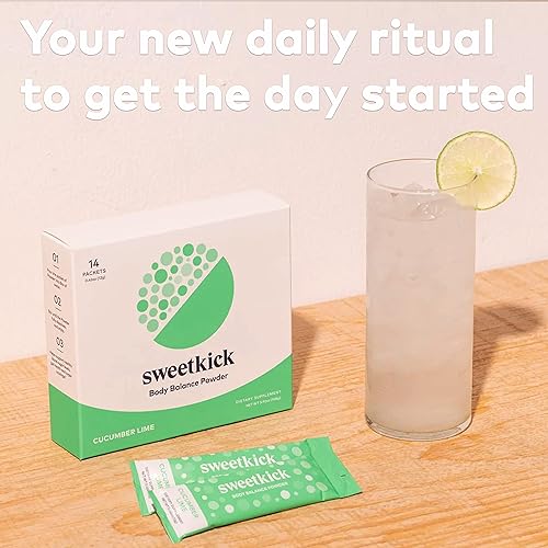 Miniatura 6 de Sweetkick, El polvo de equilibrio corporal apoya los niveles de glucosa, reduce los antojos de azúcar, mejora la energía, prebióticos, fibra,