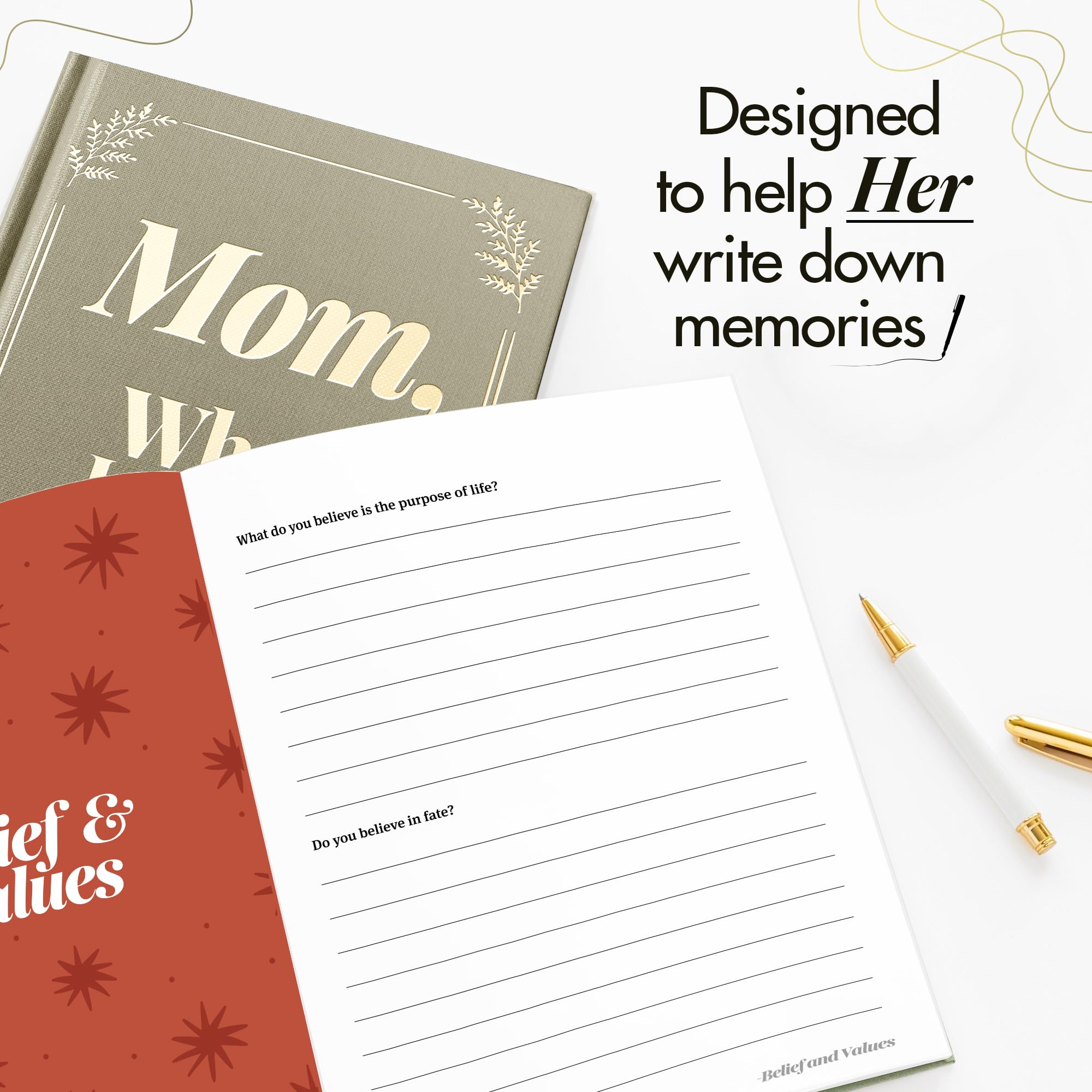 Regalos para mamá de parte de hija, hijo, regalos de cumpleaños personalizados para mamá, esposa, mujeres, ideas de regalo de cumpleaños para mamás, regalos de Navidad para madres, diario guiado de