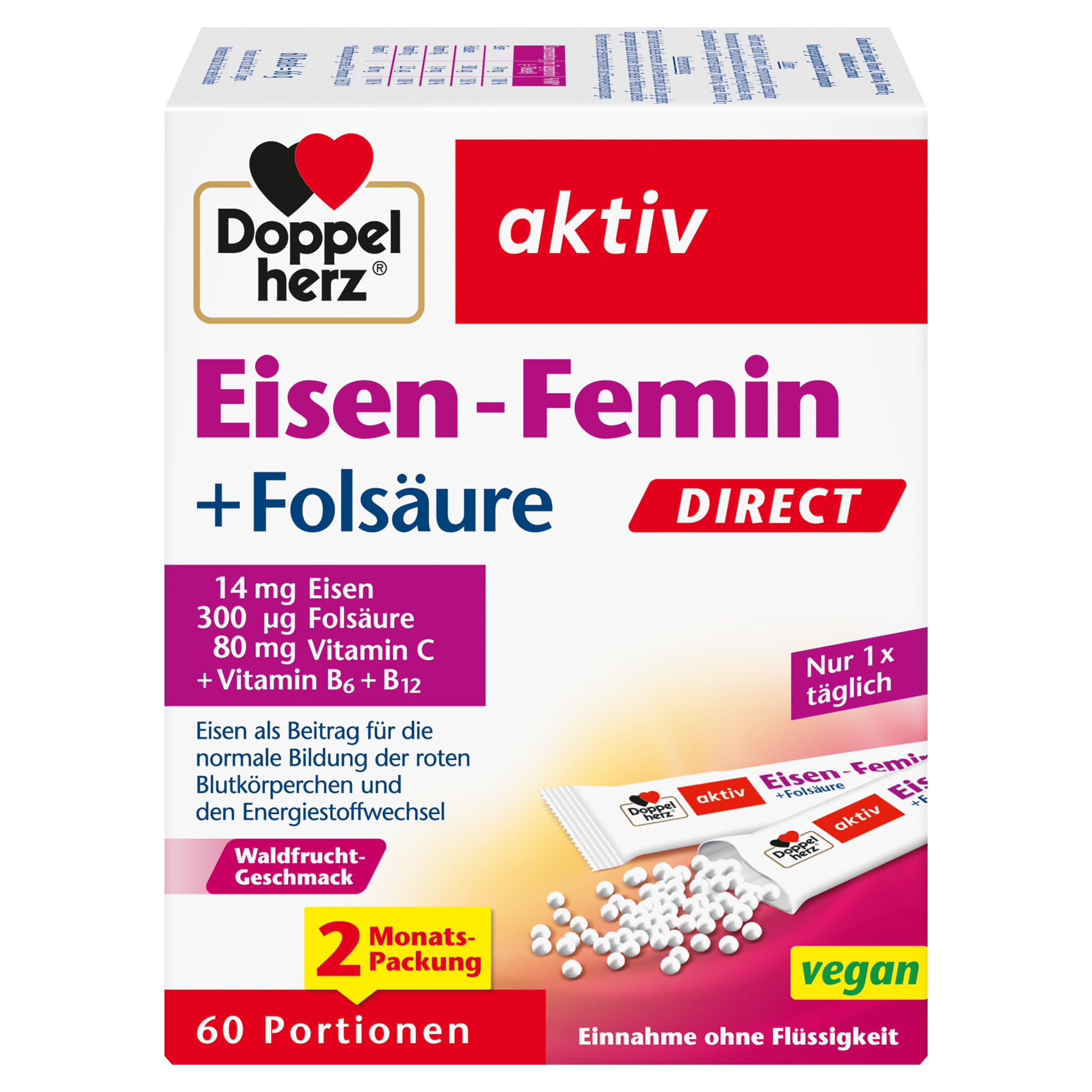 Doppelherz Eisen‑Femin DIRECT