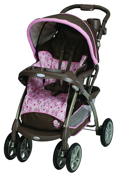 pink graco stroller