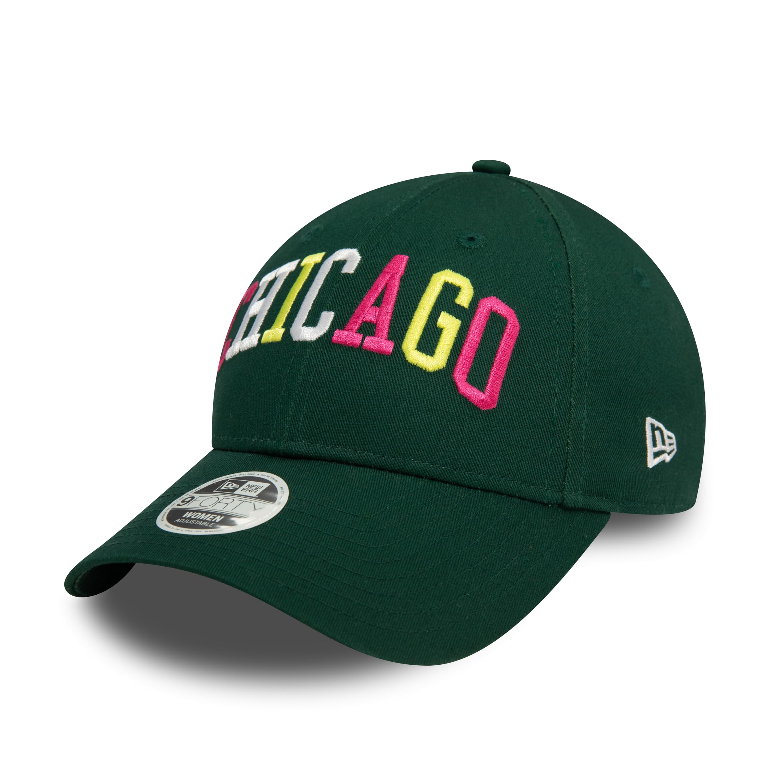 New Era Women's Dark Green 9Forty Chicago Baseball Cap Hat