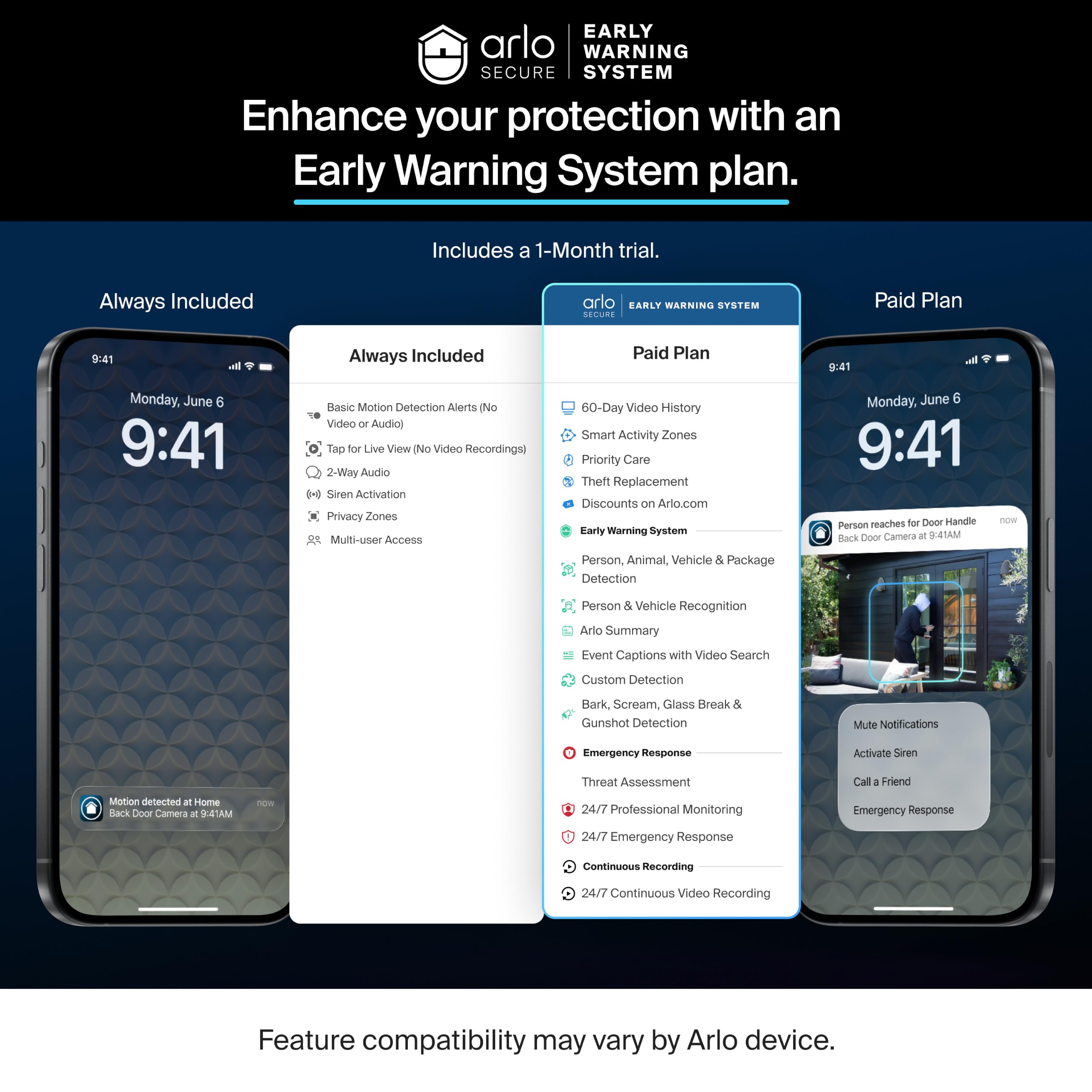 Arlo 2K Video Doorbell - Wireless & Wired -2