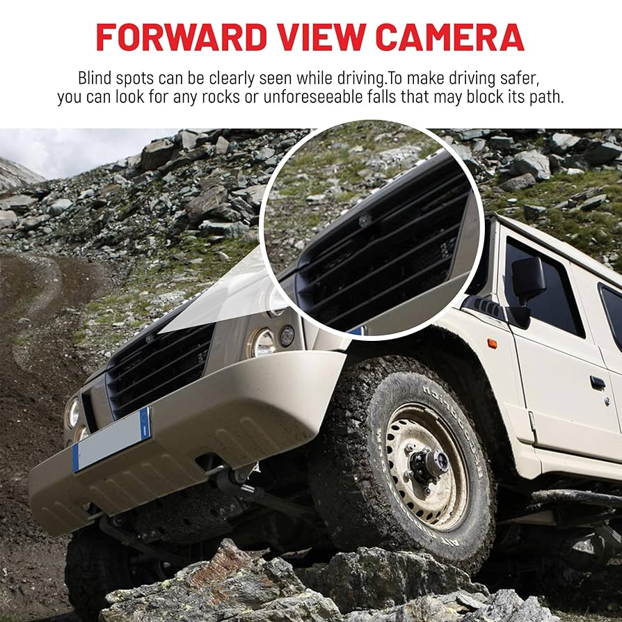 Amazon.com: RED WOLF Front View Camera Select for Jeep