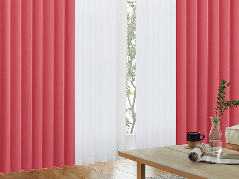 Amazon｜カーテンくれない 1級 遮光カーテン「K-wave-D-plain」セット