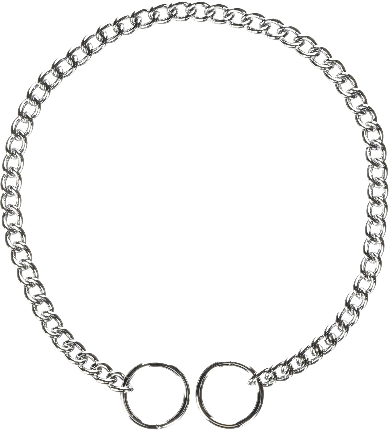 Hamilton Fine Choke Chain Dog Collar, 16Inch Pet Choke