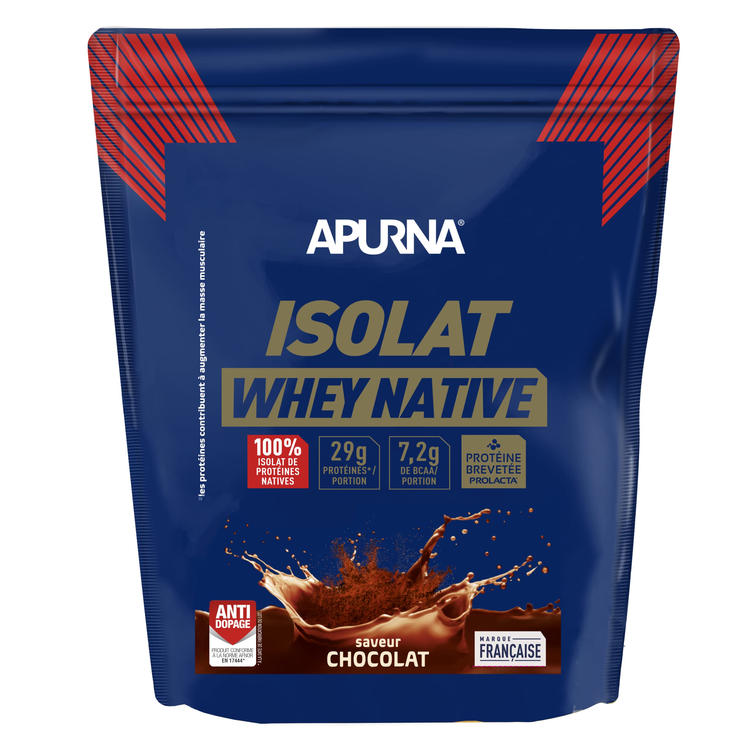 APURNA/Force/Isolat Native/Chocolat/Doypack 720g