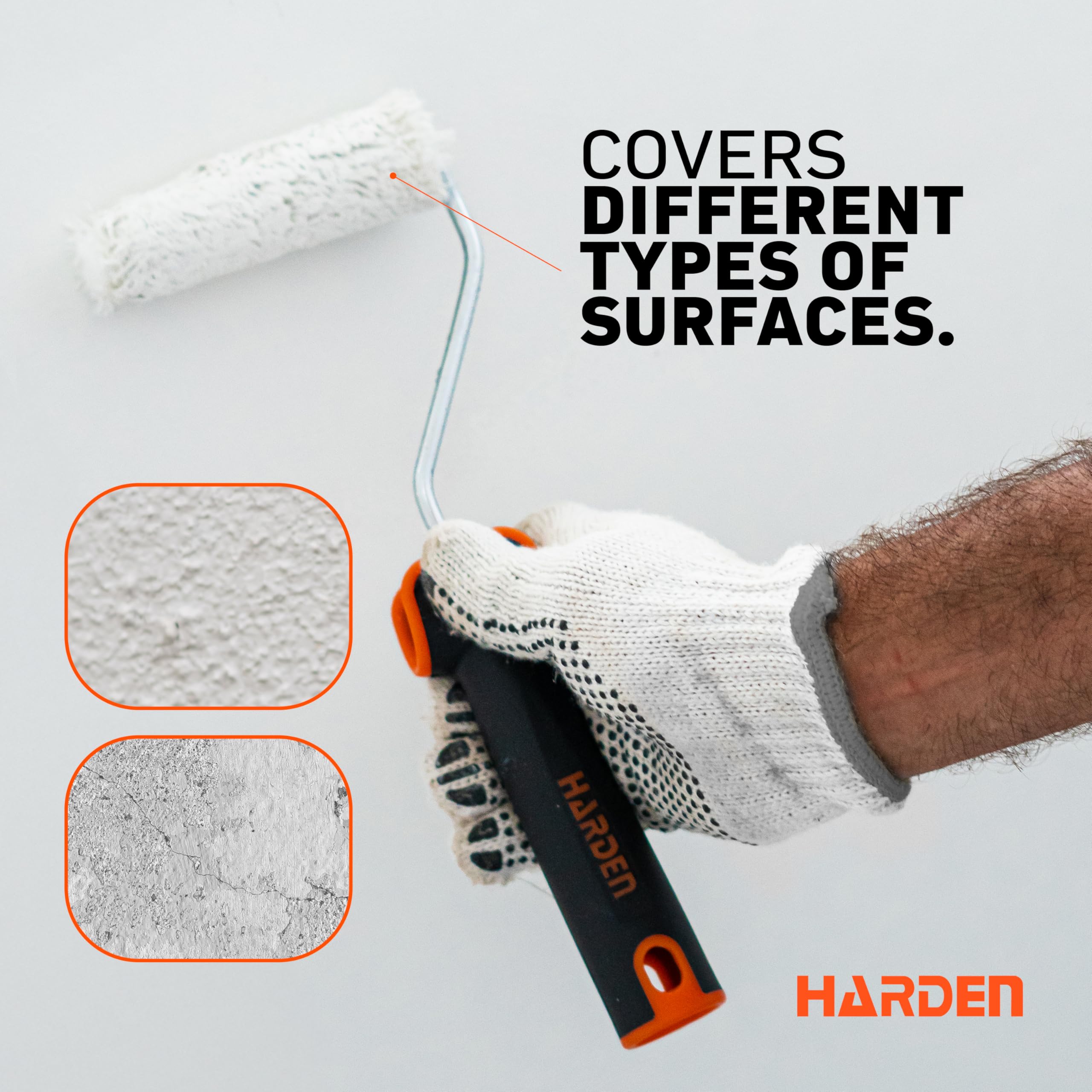 Harden Paint Roller Set - 7 Piece for Smooth Walls -5