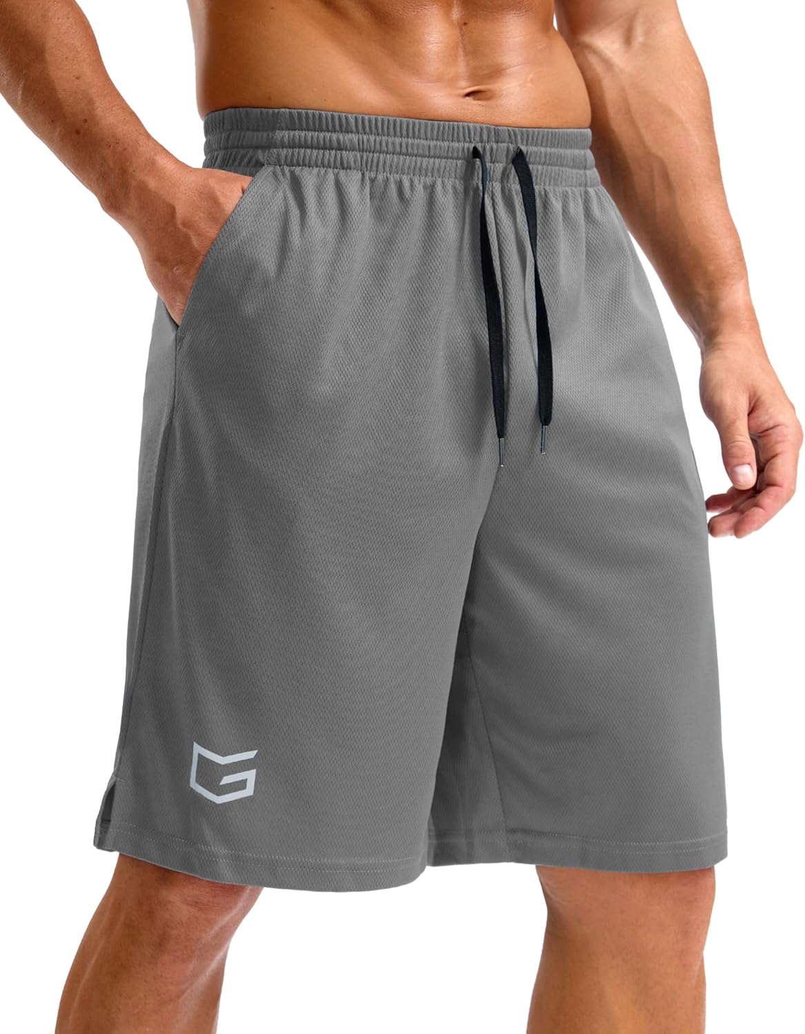 G Gradual Men's Athletic Workout Shorts with Pockets 5"/7"/9" Lightweight Quick Dry Gym Basketball Running Shorts for Men