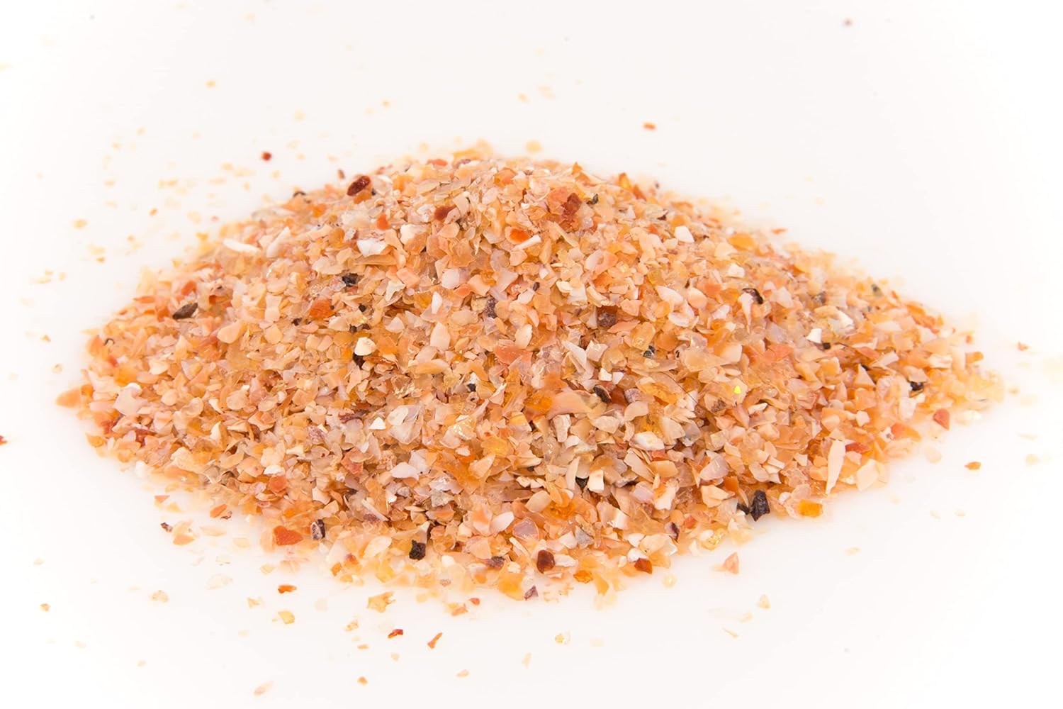 Mexican Fire Opal Medium Pure & Natural: by World of Wood Crushed Inlay Stone Perfect for Wood Inlay, Jewelry, Art, and More (Medium Consistency) (5 Grams)