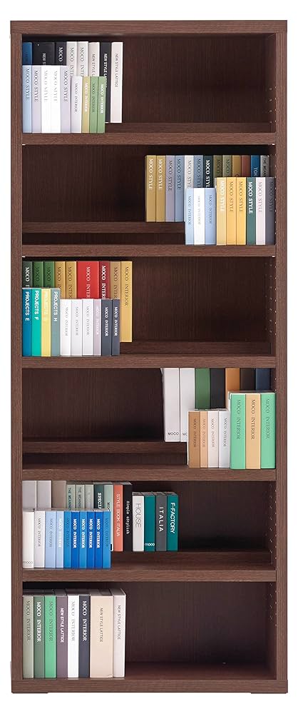 Amazon｜フナモコ コミックシェルフ 幅74.3×奥29.7×高180cm