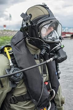 Drager Panorama Nova Dive Sport Full-Face Diving Mask, Coldwater Scuba Diving mask for Adults, Comfortable Breathing