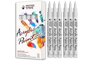 Sharpie Paint Markers White, Super Fine Tip, Durable Acrylic Ink