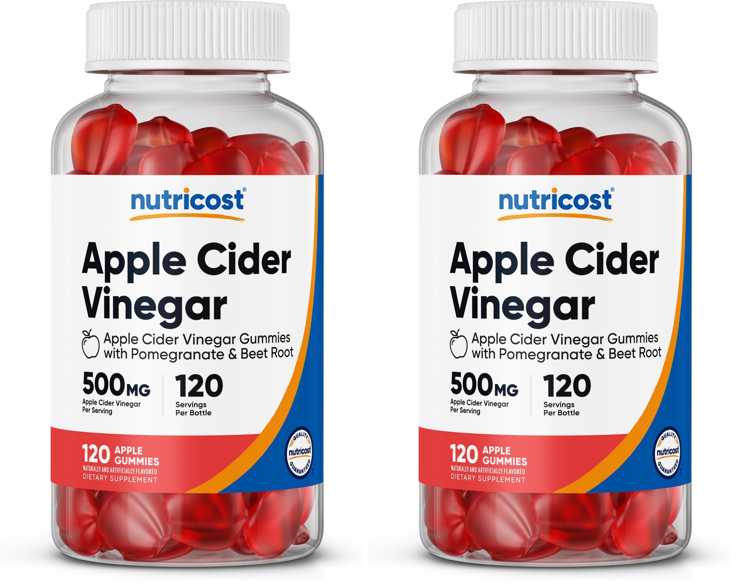 Nutricost Apple Cider Vinegar 500mg, 120 Gummies, Apple Flavored — Amazon image 7