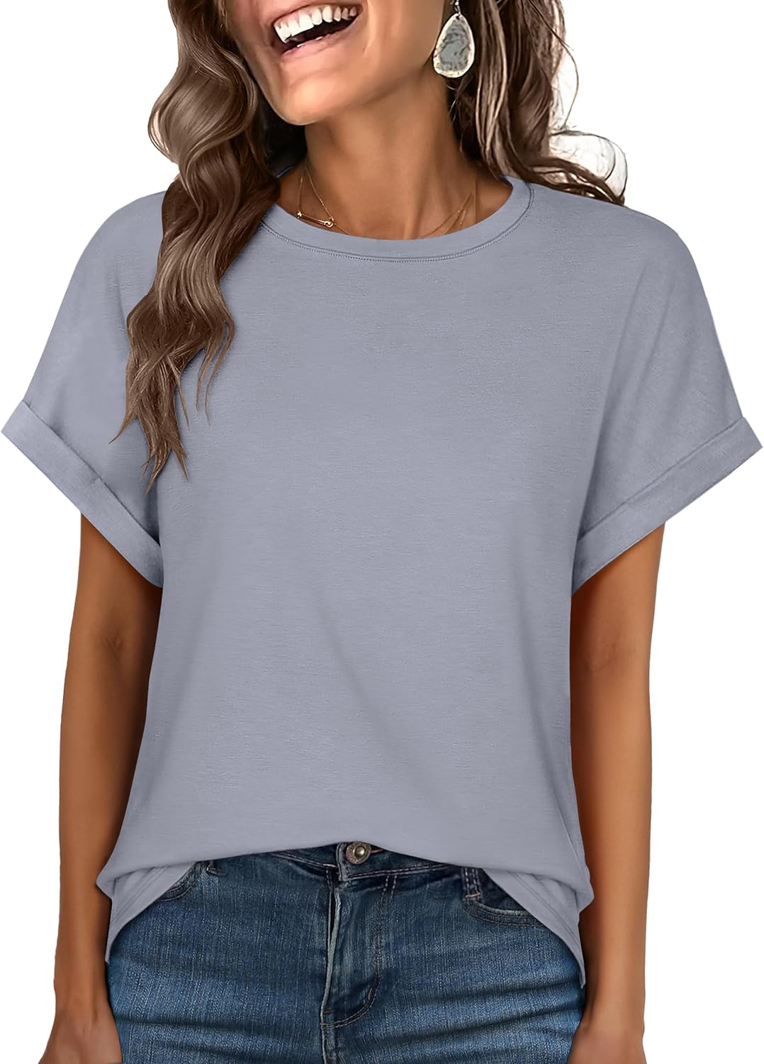 ANRABESS Womens Oversized Tops Summer Short Sleeve T Shirts Basic Solid Boxy Tee Casual Workout Going Out Outfits 2025 Spring ANRABESS Womens Oversized Tops Summer Short Sleeve T Shirts Basic Solid Boxy Tee Casual Workout Going Out Outfits 2025 Spring