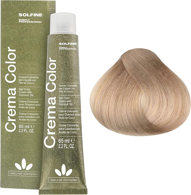 Crema Color Permanent Hair Color 65 ml, 9C Very Light Blonde