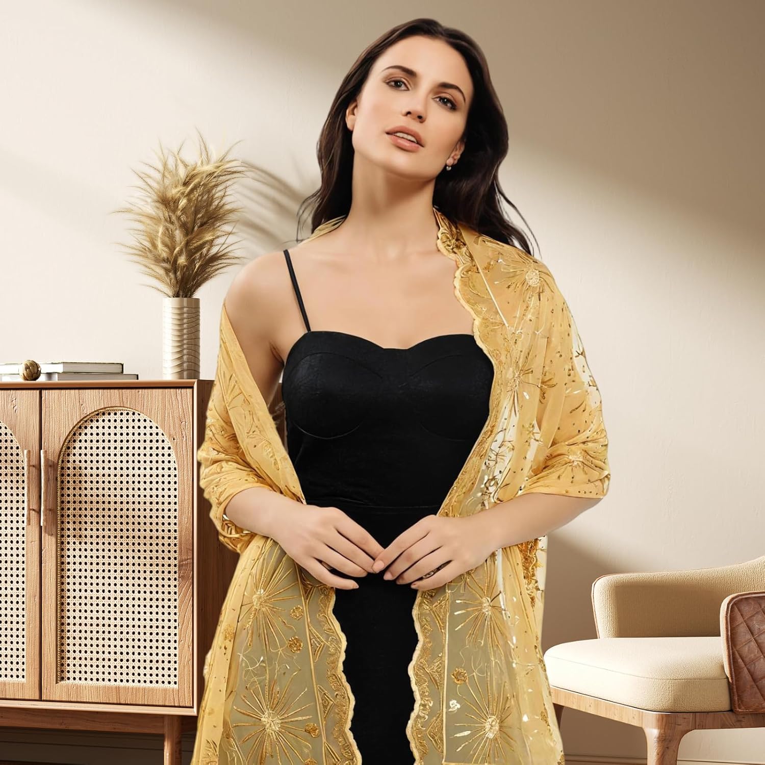 Gouden Stola - Elegantie voor elke gelegenheid