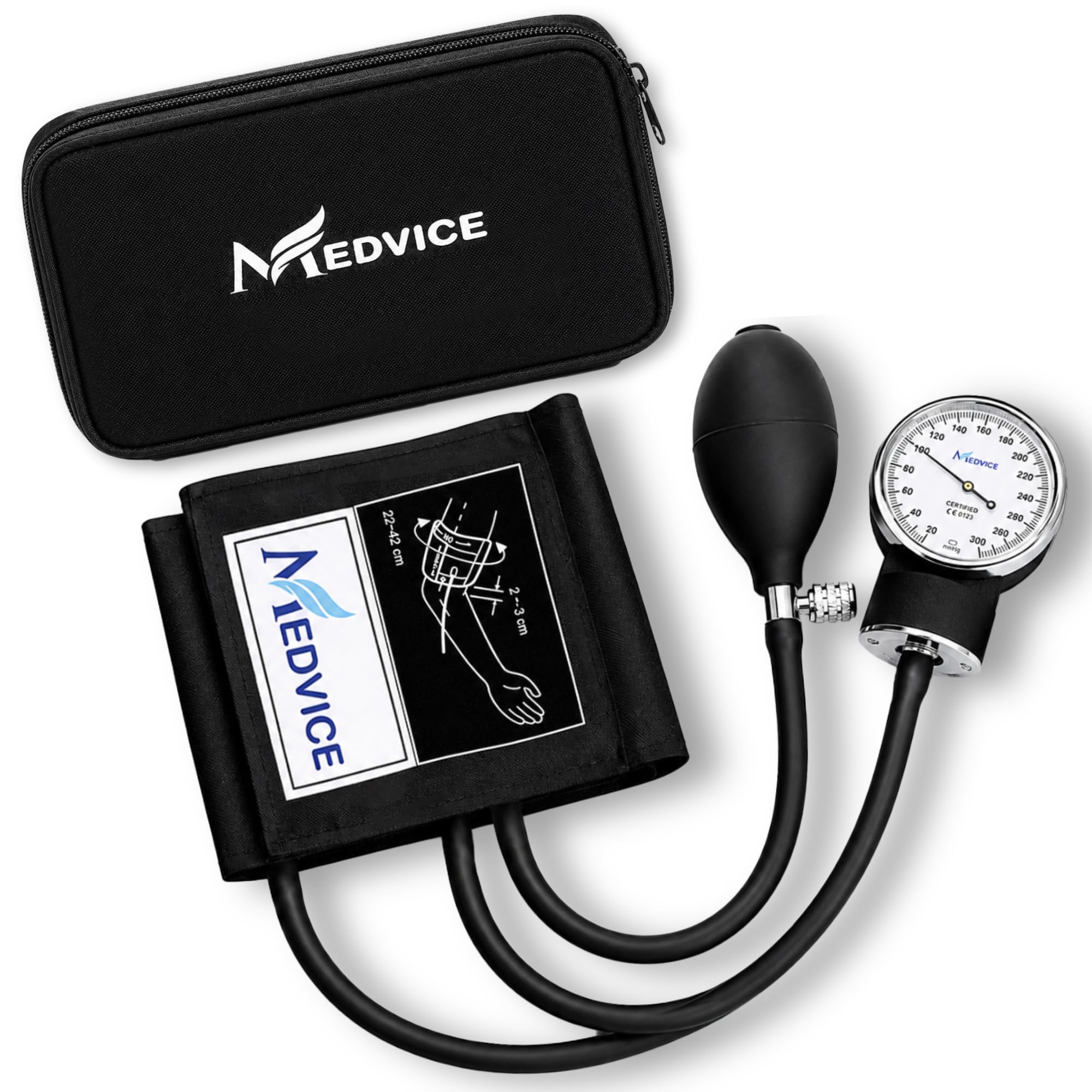 Medvice Blood Pressure Cuff - Manual Sphygmomanometer -1