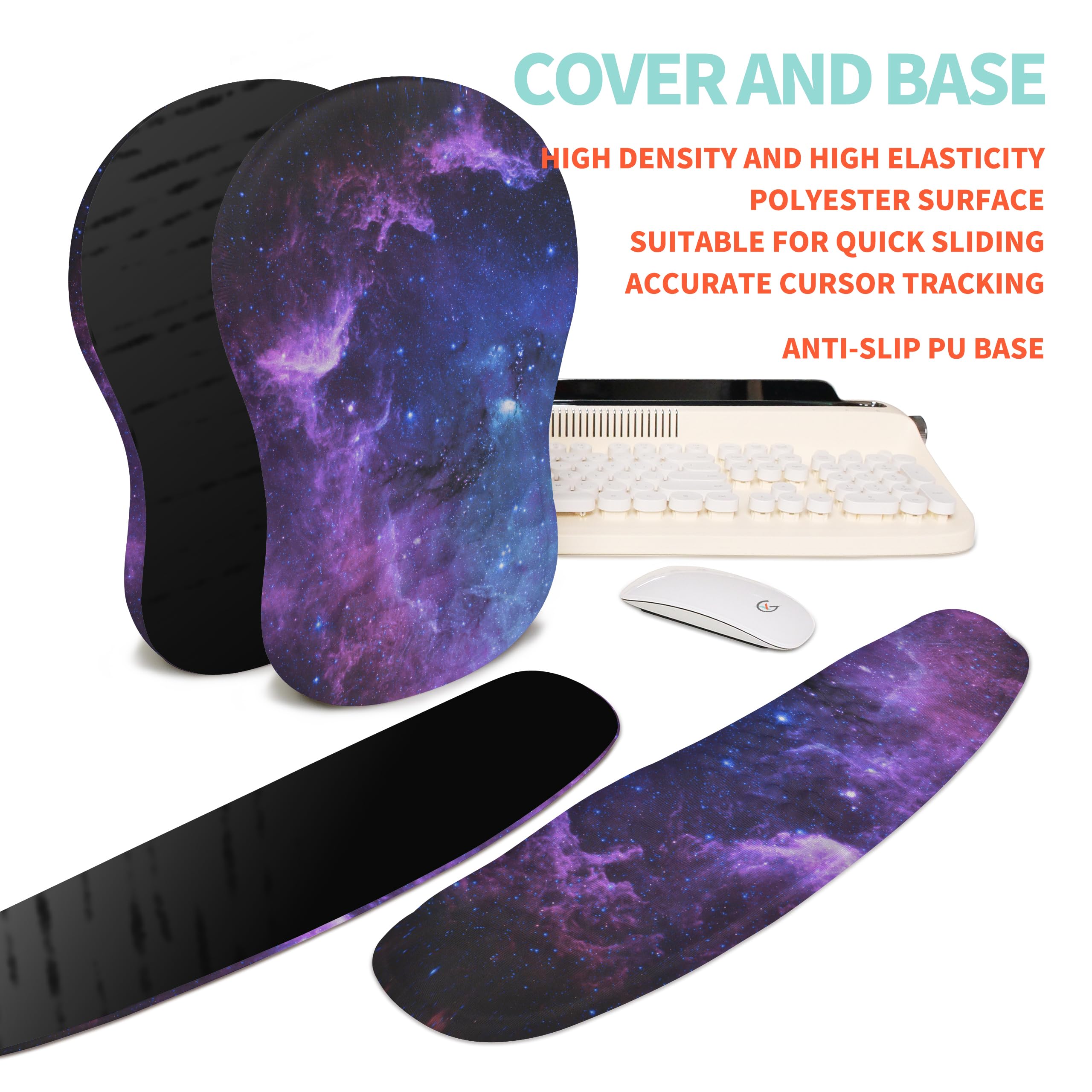 Keyboard Pad Giecy Ergonomic Wrist Rest Set - Mouse And Keyboard ...