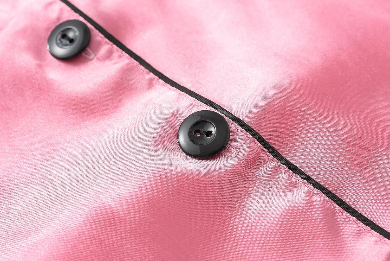 Satin Summer Pajamas for Big Girls Unisex Kids Silk Button Down Short Sleeve & Shorts PJS 3PCS Size 8-16 - Image 2