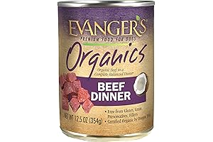 Evanger's Organics Grain-Free Savory Beef Dinner Dog Food