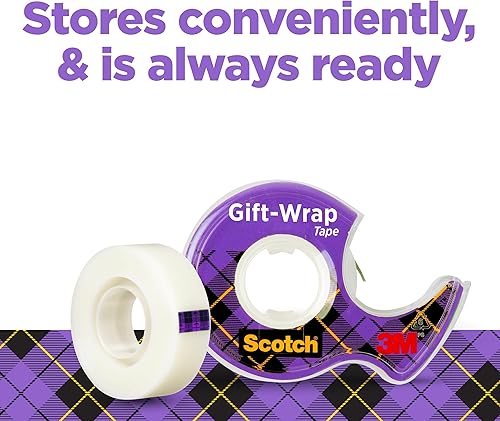 Miniatura 7 de 3M Scotch - Cinta para envolver regalo de 3/4 pulgadas (MMM15DM2)