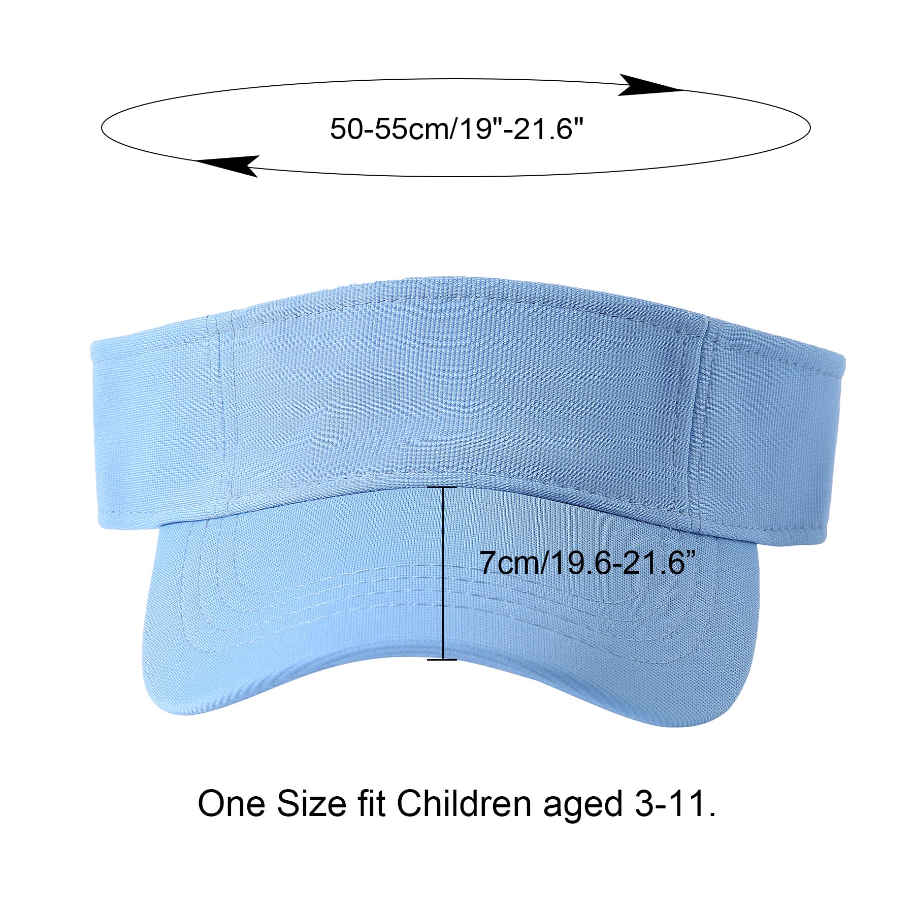 Jastore Sombrero plegable para niños y niñas, de algodón, para deportes, verano, golf, visera
