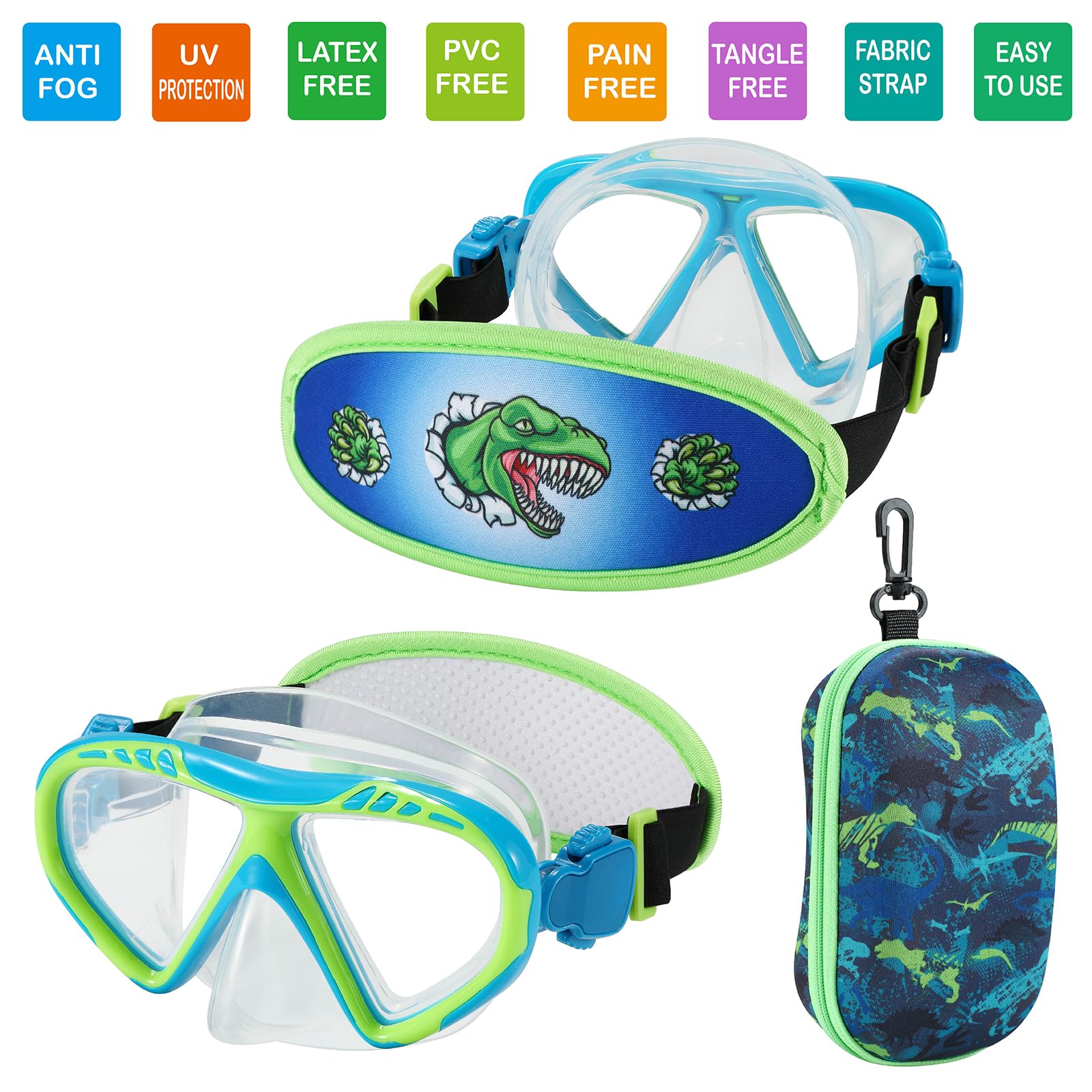 TYR Arc 180 Water Sports Mask (Smoke/Red Clip)