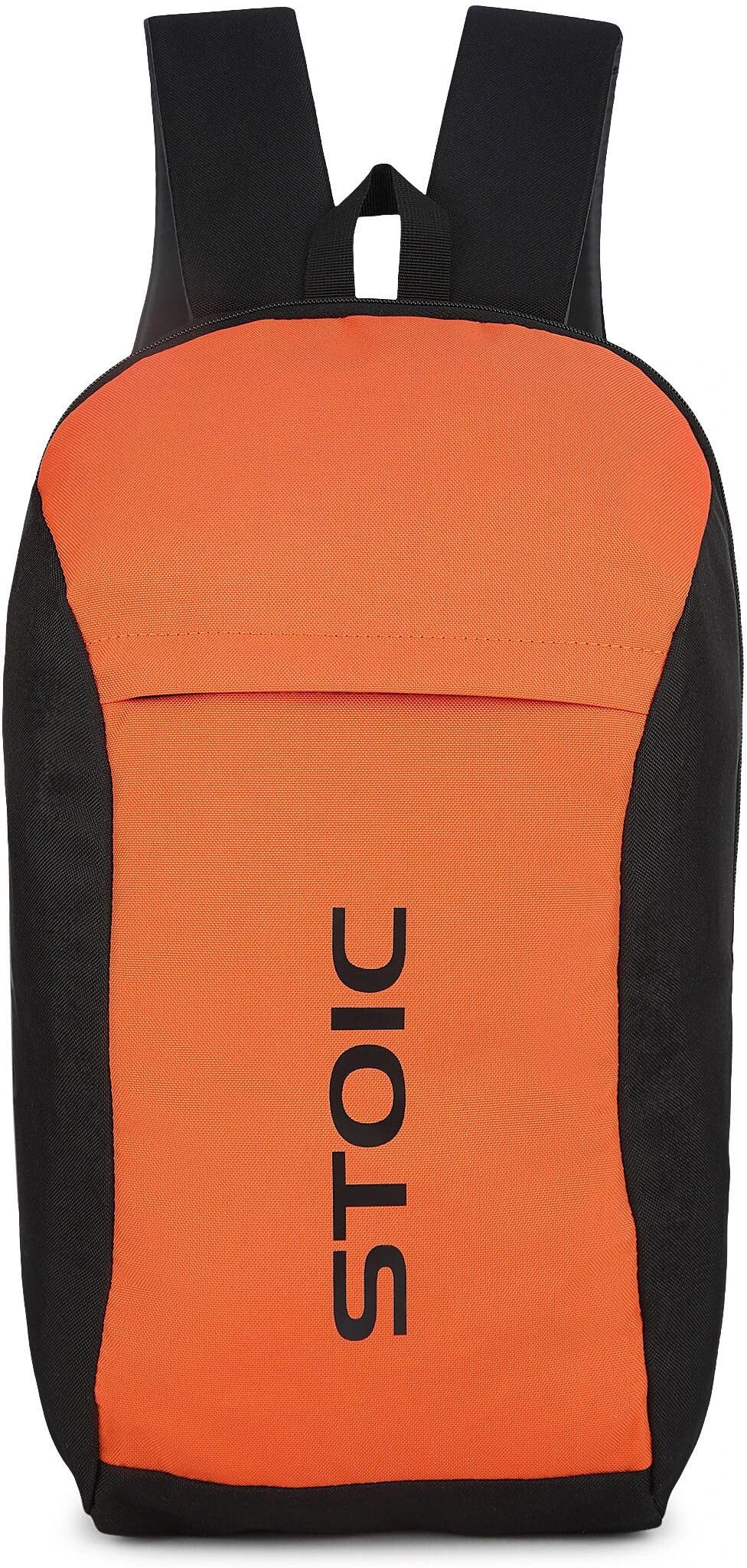 stoic 16L Casual Daypack Backpack, Orange & Black-picture-12