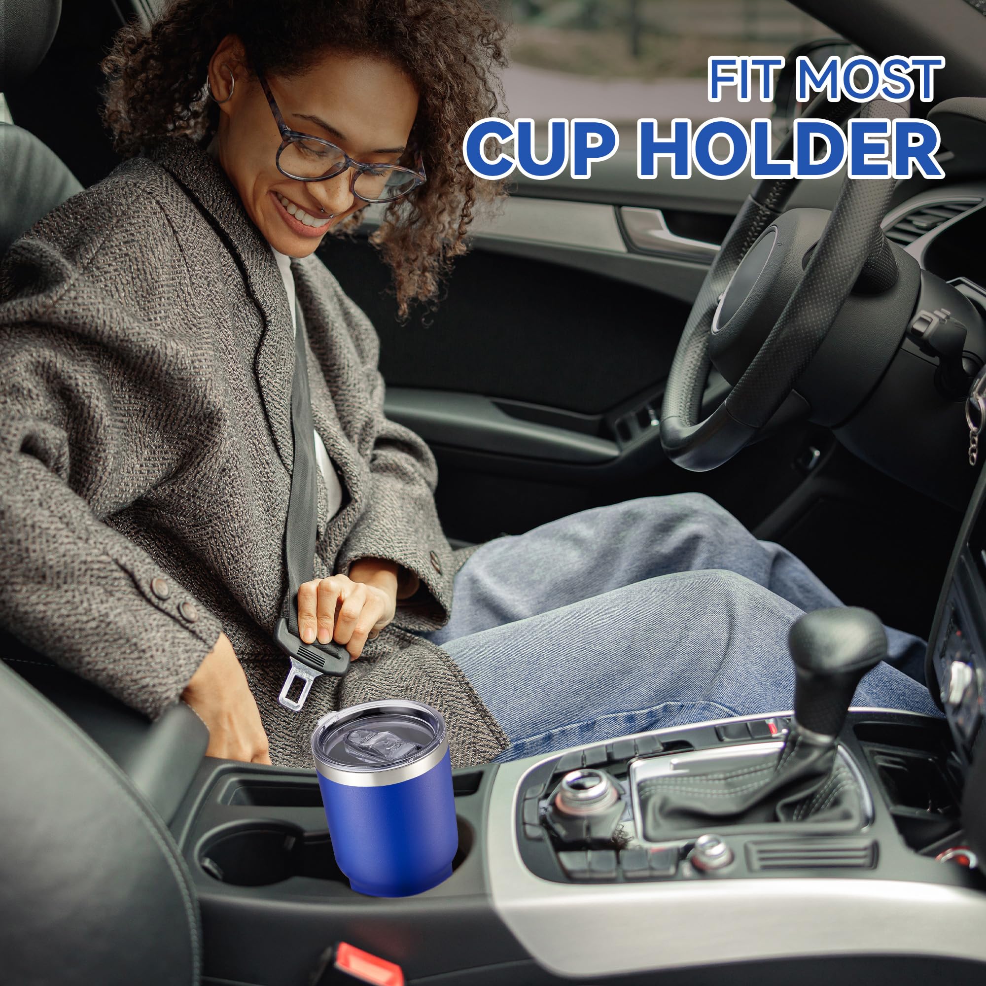 Practical methods to keep cups cold in a car cup holder