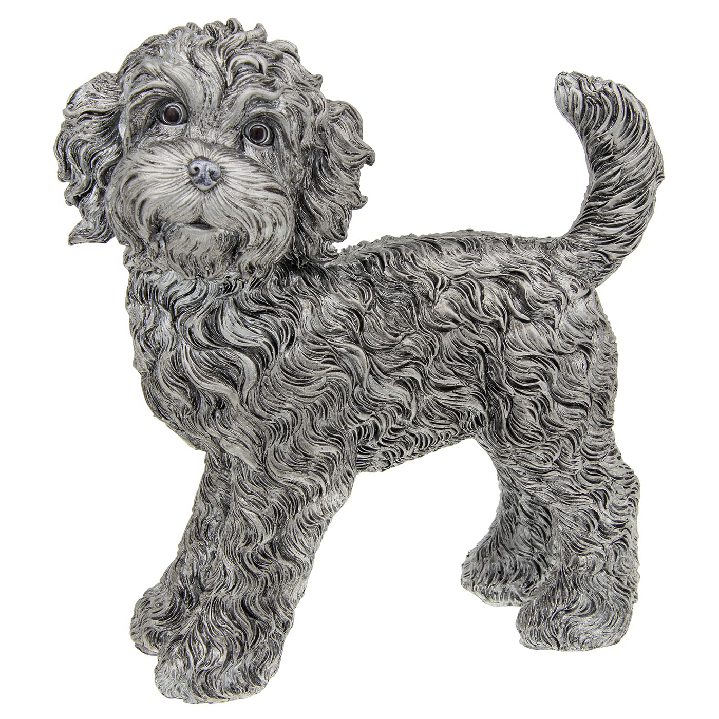 Shudehill Giftware Silver Cockapoo Standing Large : Amazon.co.uk: Home ...