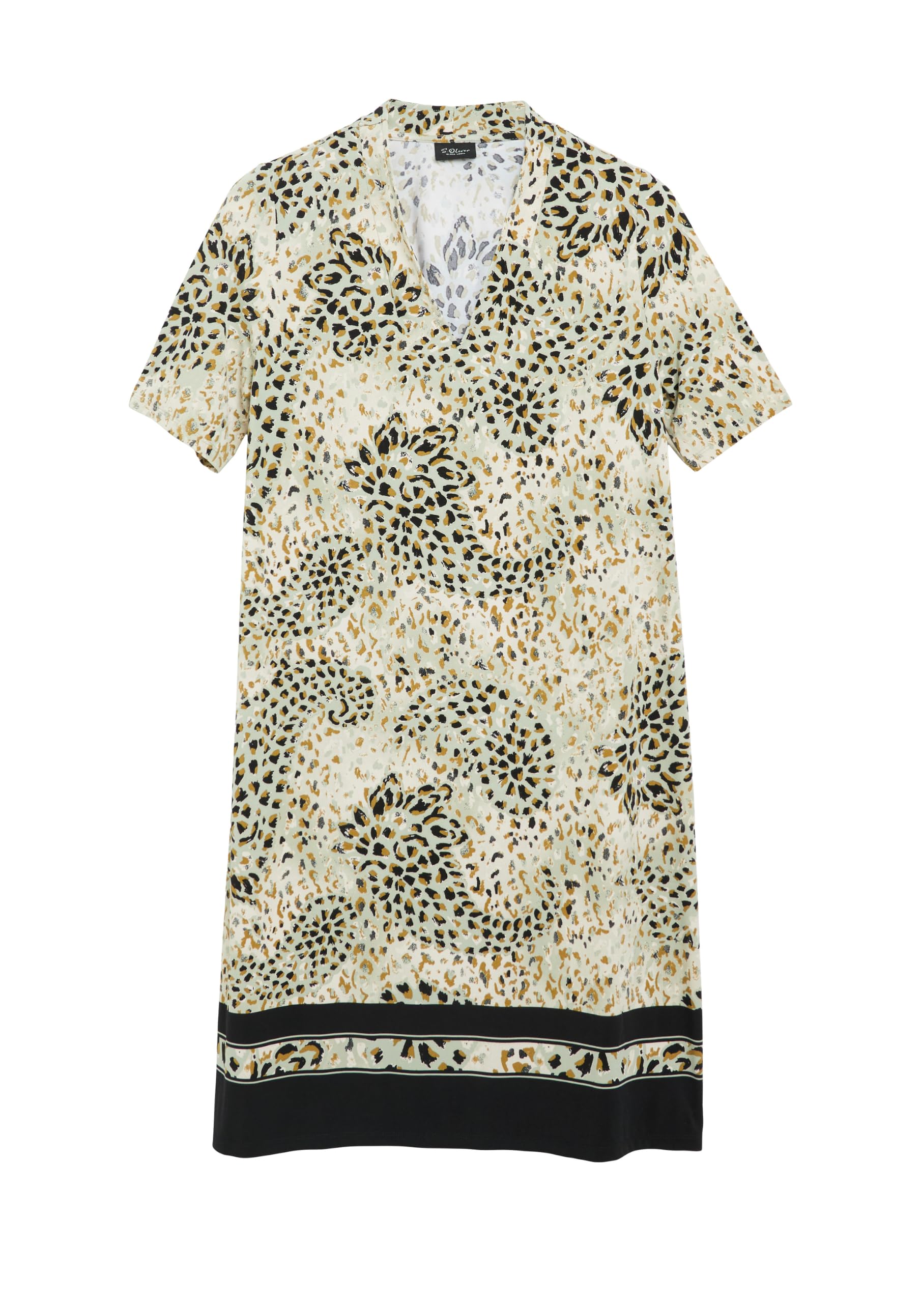 s.Oliver Women's 2180716 Dress, Blue Green, 18