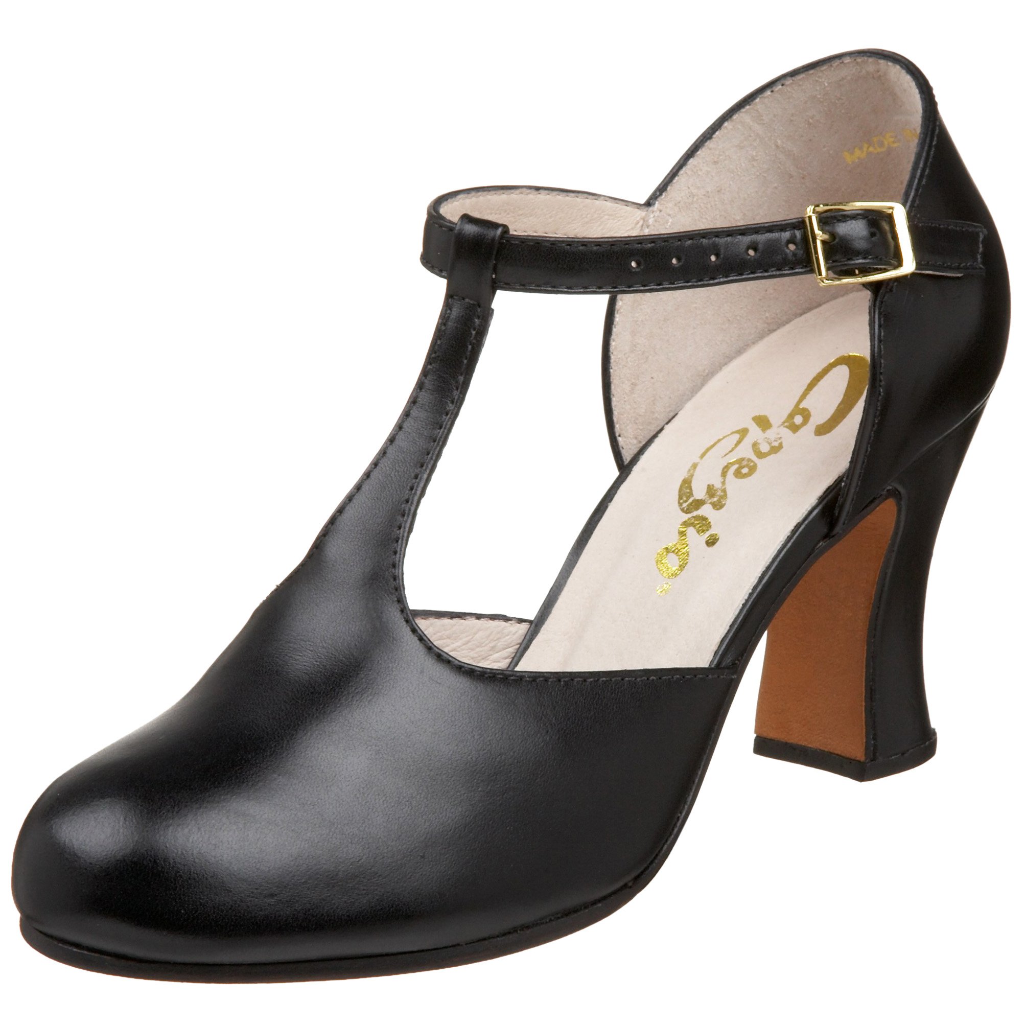 Capezio Zapato de Caracteres de Chorus para Mujer, Negro, 41 EU