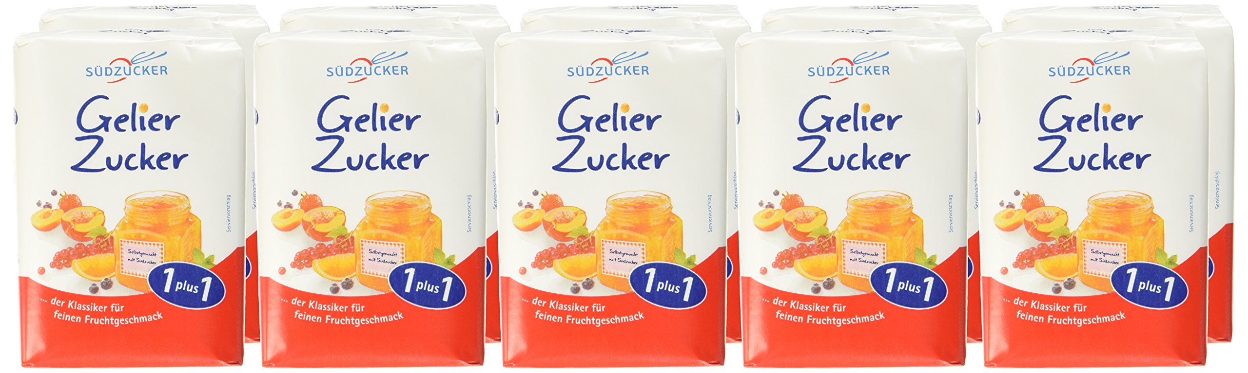 Südzucker Gelierzucker 1 plus 1, 10er Pack (10x 1 kg)